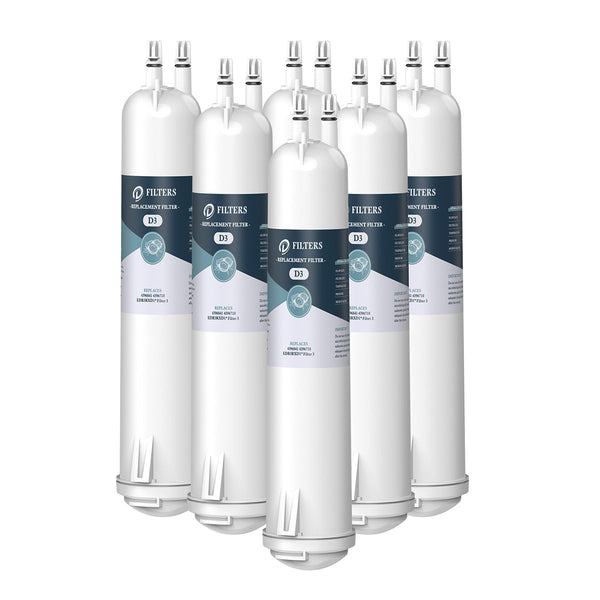 4396841 Water Filter 3 Compatible EDR3RXD1, W10193691 Water Filter, Made by Dfilters 9Packs