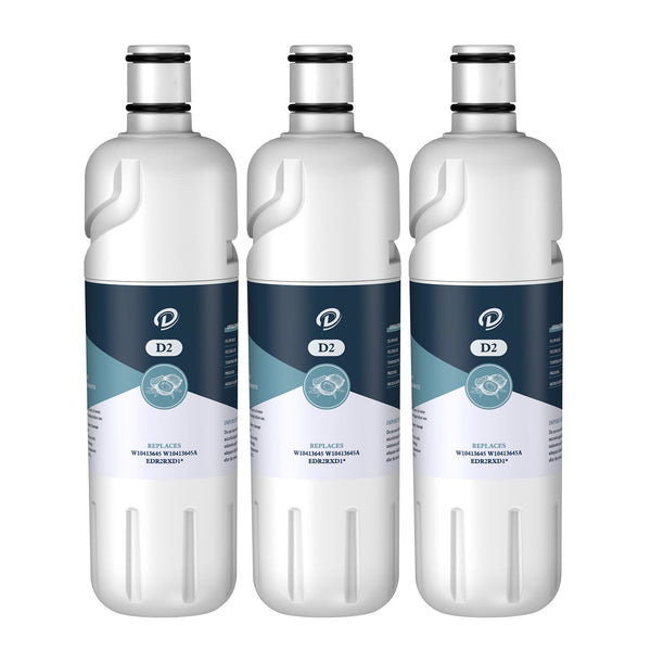 EDR2RXD1 Water Filter  D2 Filter for W10413645A Kenmore 469082 Refrigerator Water Filter 2 by Dfilters 3pk